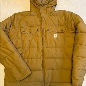 Carhartt Men's Tan Puffer Jacket